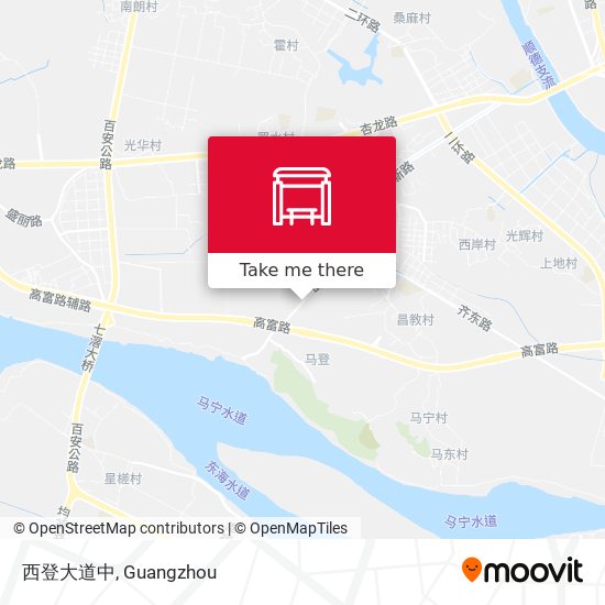 西登大道中 map