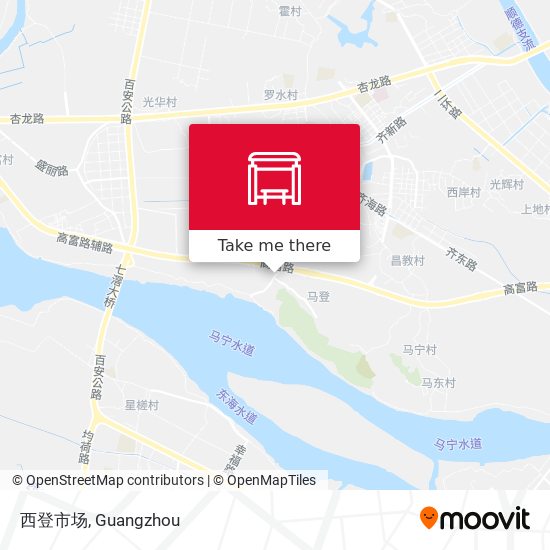 西登市场 map