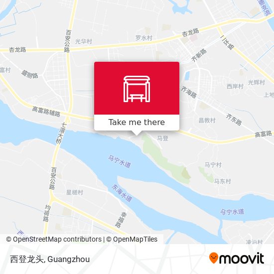 西登龙头 map