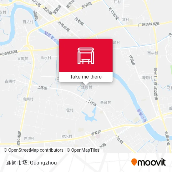 逢简市场 map