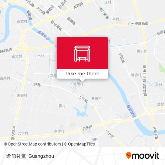逢简礼堂 map