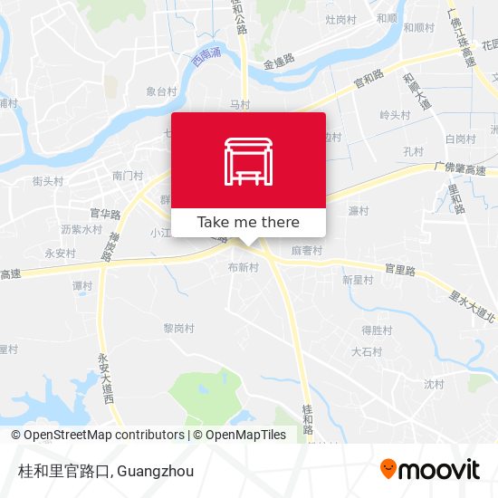 桂和里官路口 map