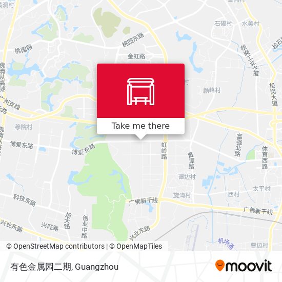 有色金属园二期 map