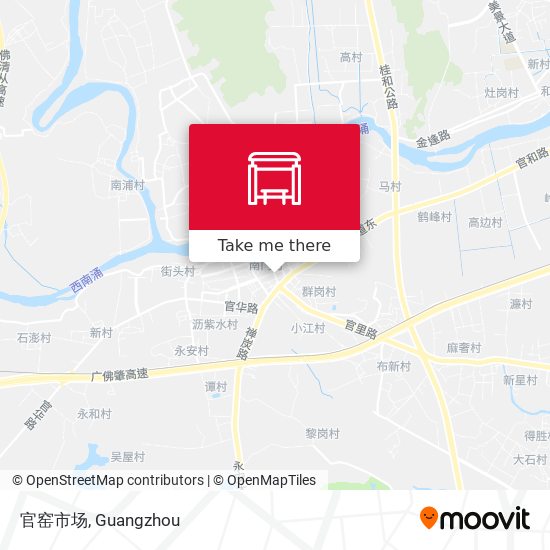 官窑市场 map