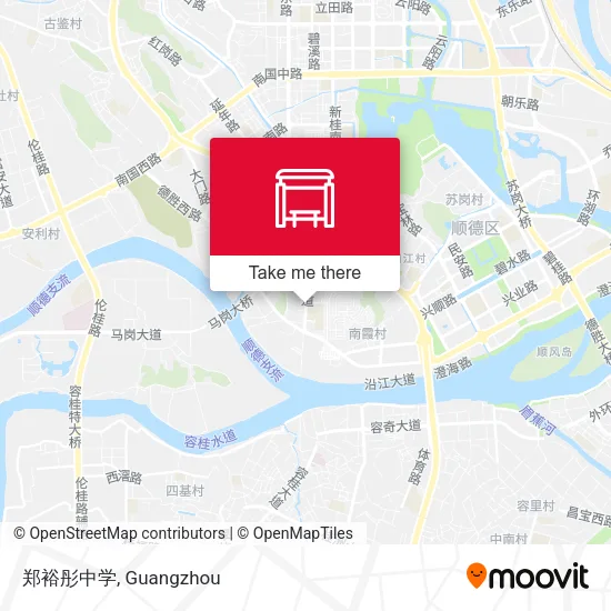 郑裕彤中学 map