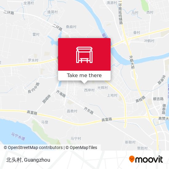 北头村 map
