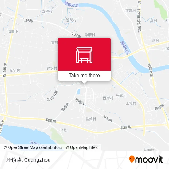环镇路 map