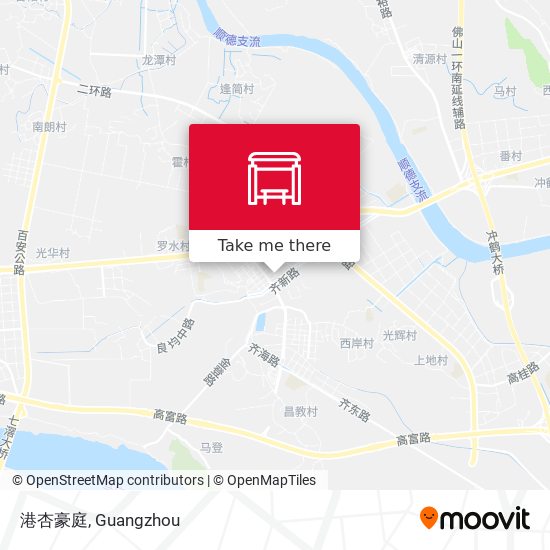 港杏豪庭 map