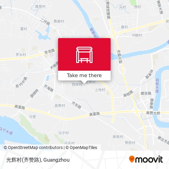 光辉村(齐赞路) map