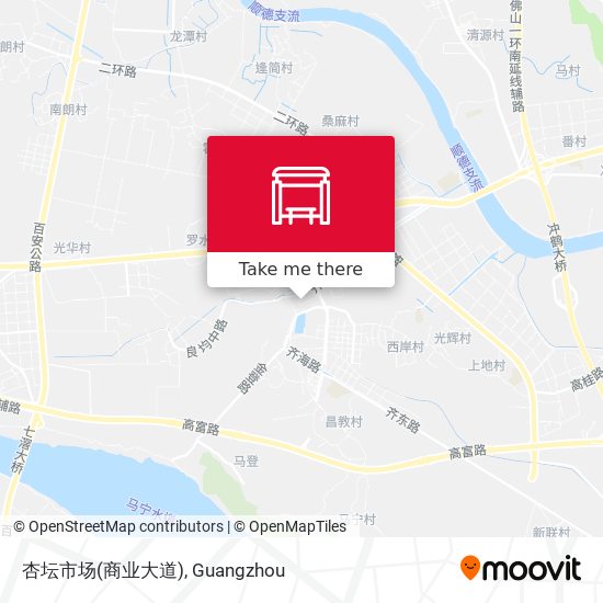 杏坛市场(商业大道) map