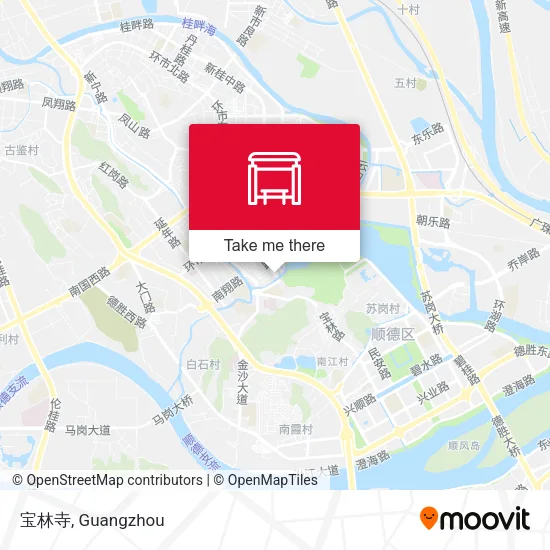 宝林寺 map
