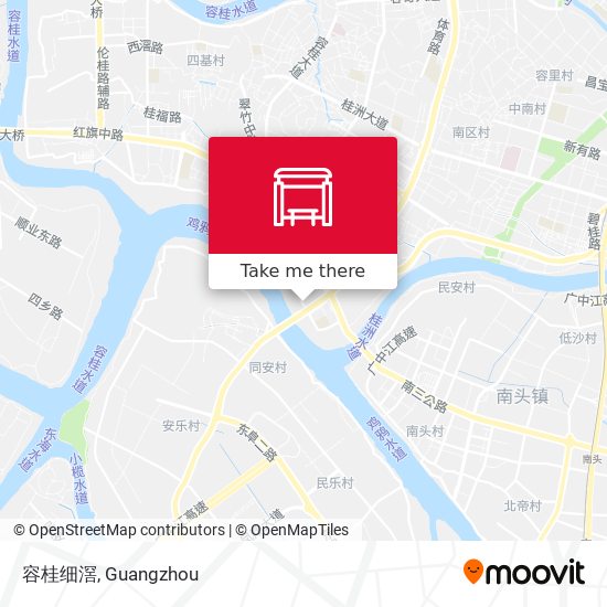 容桂细滘 map
