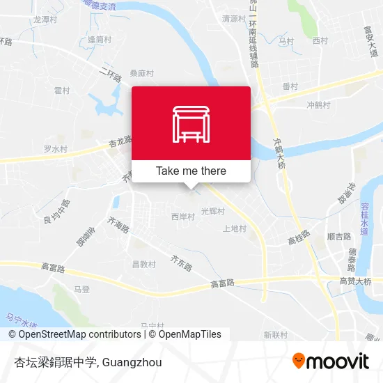 杏坛梁鋗琚中学 map