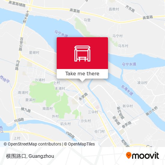 横围路口 map