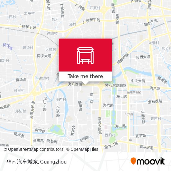 华南汽车城东 map
