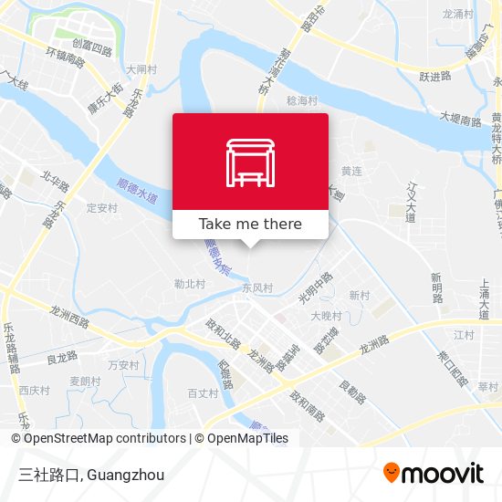 三社路口 map