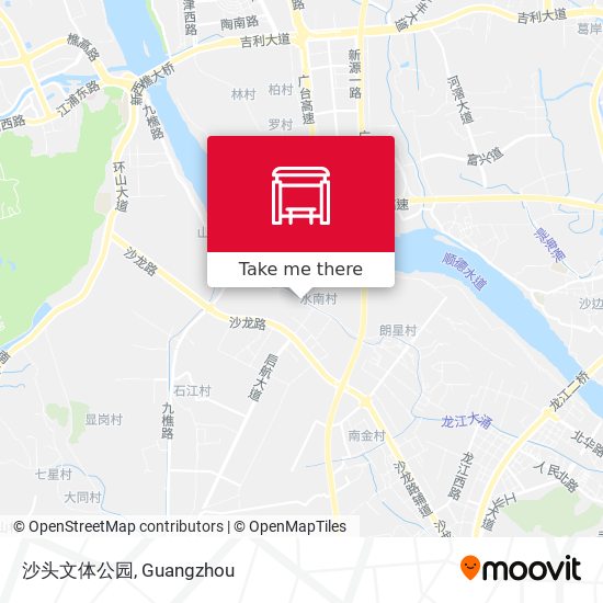 沙头文体公园 map