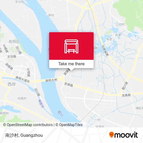 南沙村 map