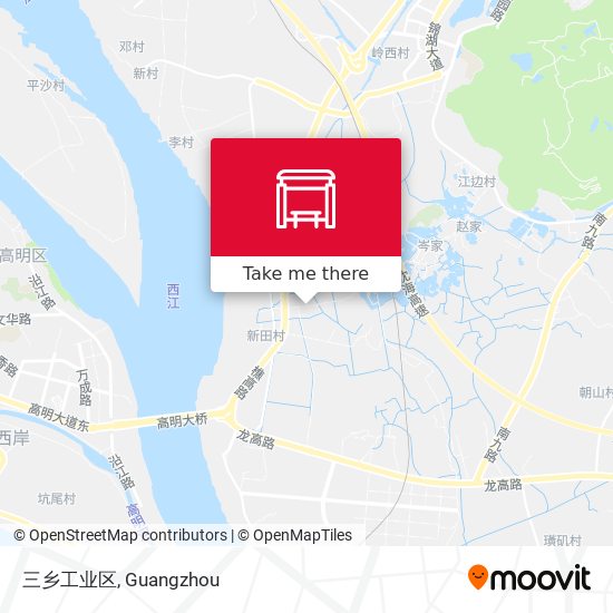 三乡工业区 map