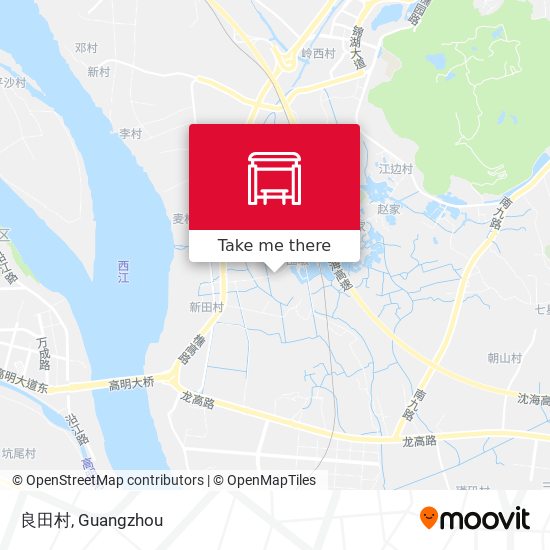 良田村 map