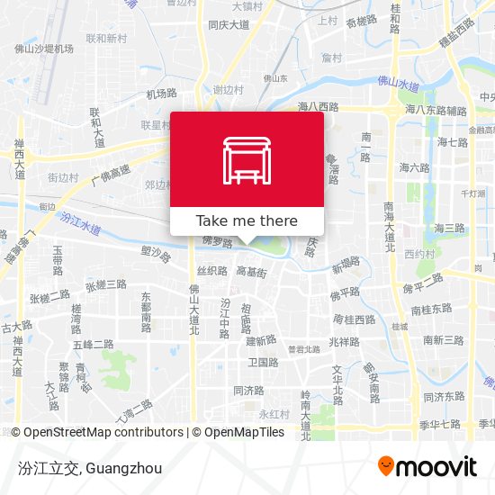 汾江立交 map