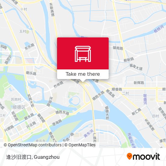 逢沙旧渡口 map