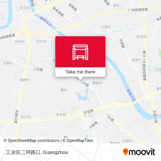 工业区二环路口 map