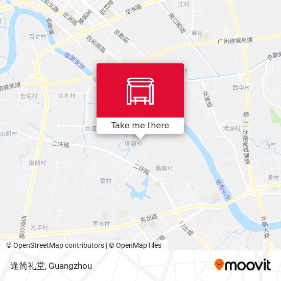 逢简礼堂 map