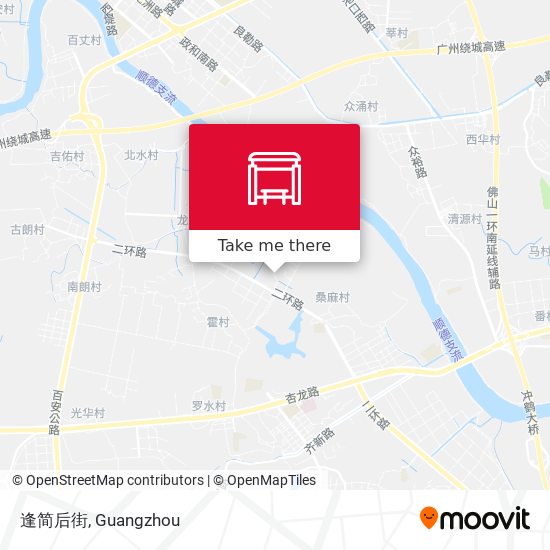 逢简后街 map