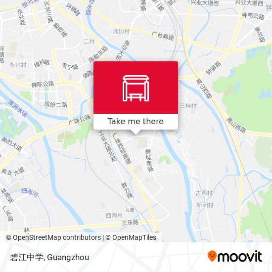 碧江中学 map