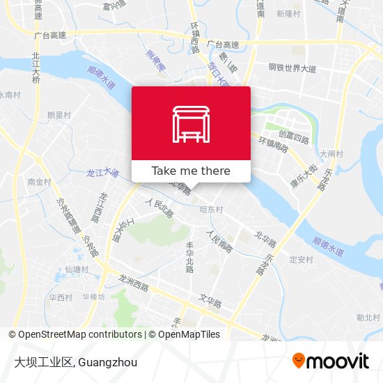 大坝工业区 map