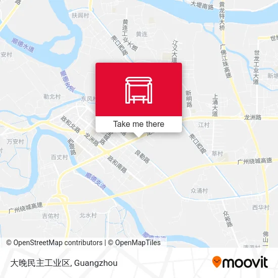 大晚民主工业区 map