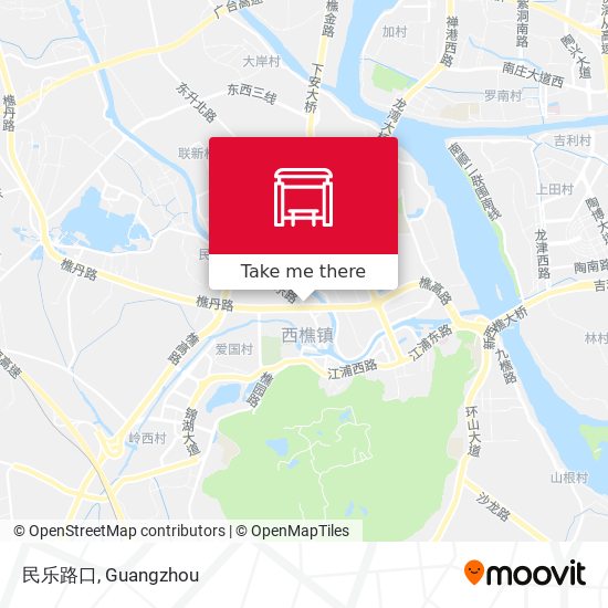 民乐路口 map