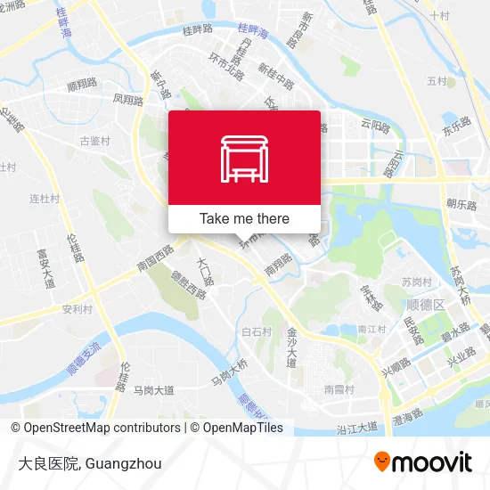 大良医院 map