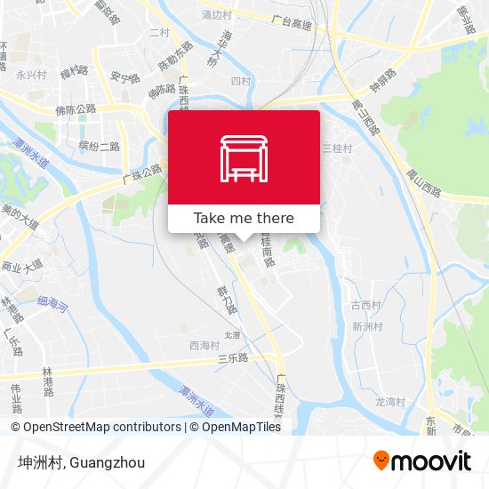 坤洲村 map