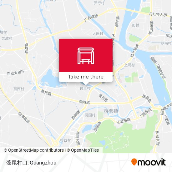 藻尾村口 map