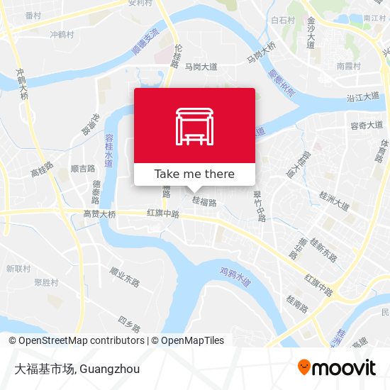 大福基市场 map