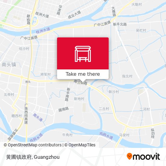 黄圃镇政府 map
