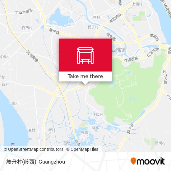 羔舟村(岭西) map