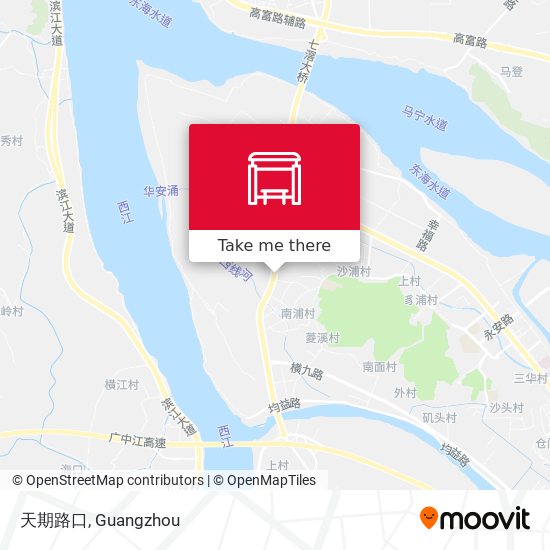 天期路口 map