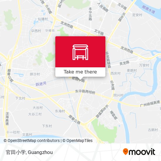 官田小学 map