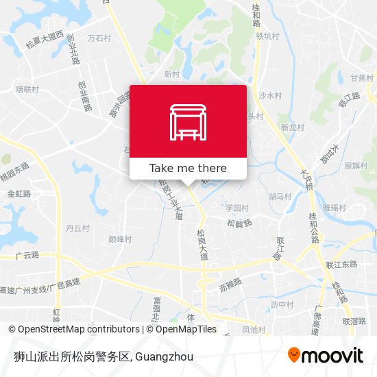 狮山派出所松岗警务区 map