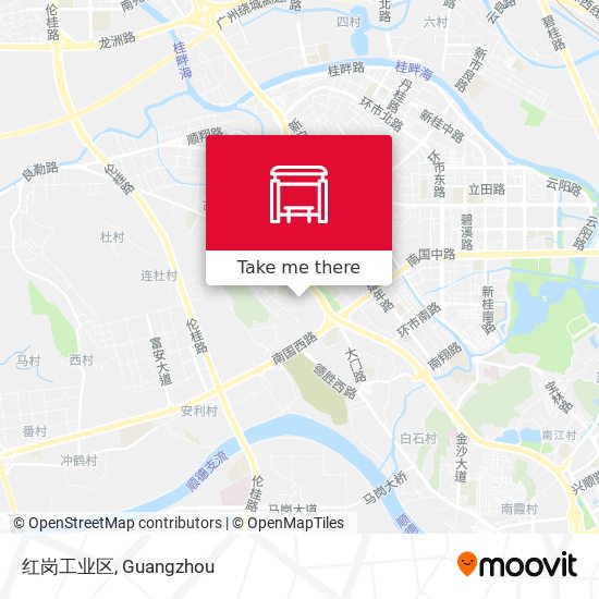 红岗工业区 map