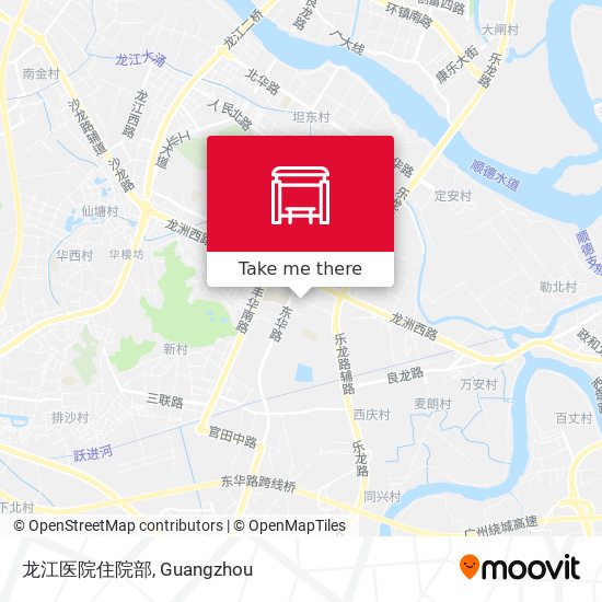 龙江医院住院部 map