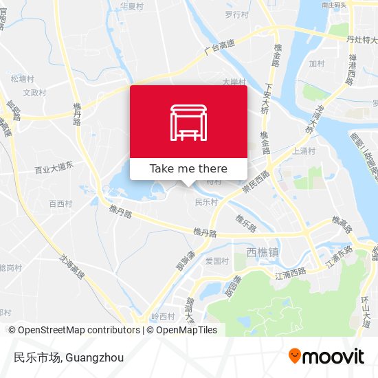 民乐市场 map
