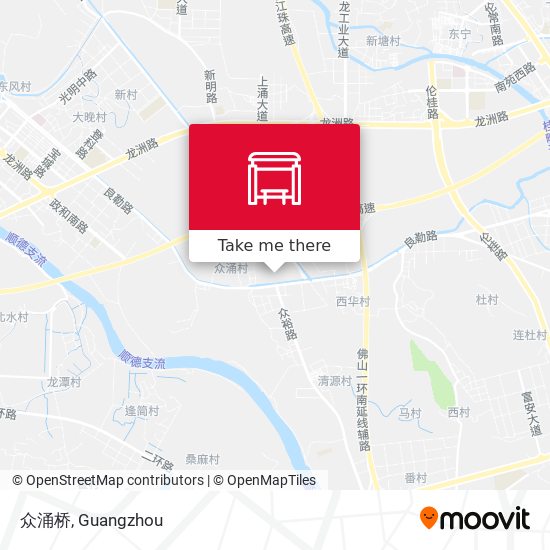 众涌桥 map