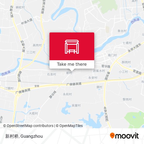 新村桥 map