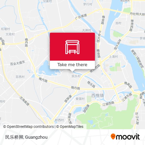 民乐桥脚 map