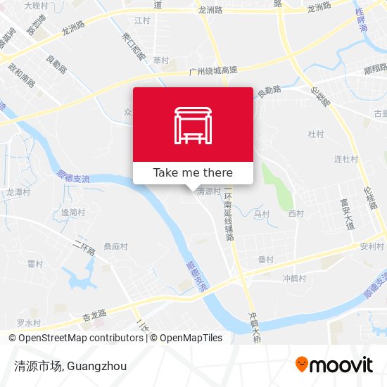 清源市场 map