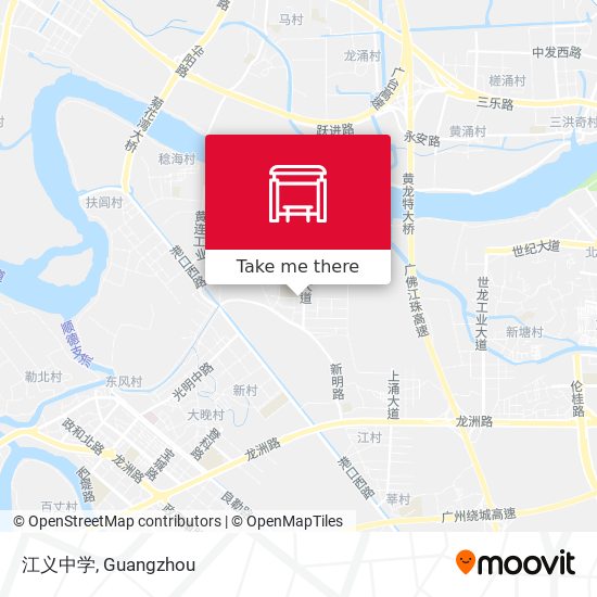 江义中学 map